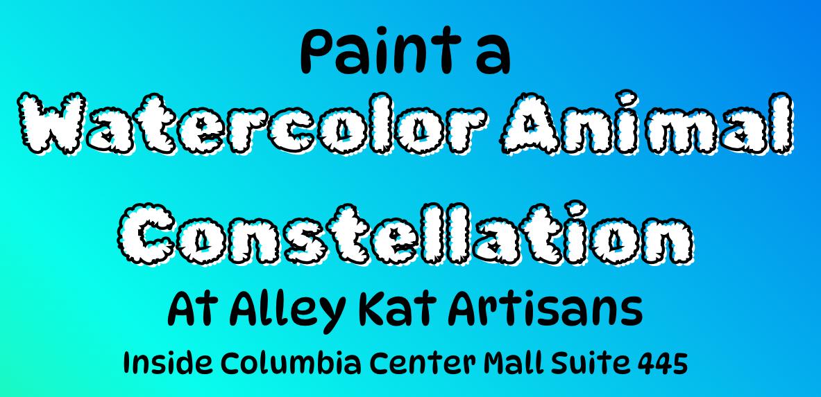 Watercolor Animal Constellations