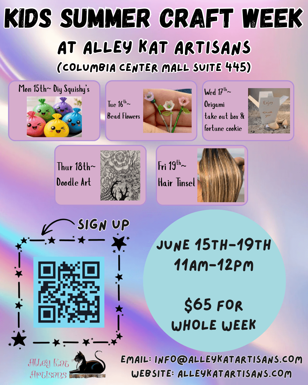 Kids Summer Craft Week