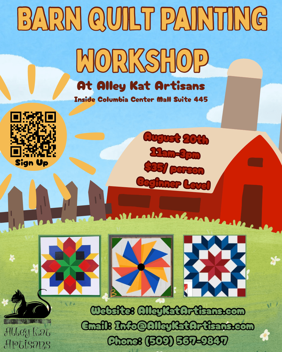 ‘Barn Quilt’ Painting Workshop